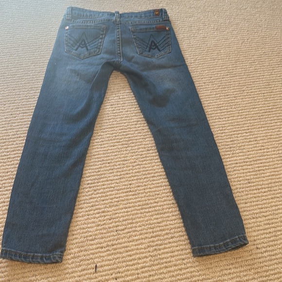 7 For all Man Kind skinny Jean girls size 8 - Picture 6 of 8